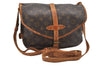 Authentic Louis Vuitton Monogram Saumur 30 Shoulder Cross Bag M42256 Junk 8726I