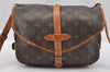 Authentic Louis Vuitton Monogram Saumur 30 Shoulder Cross Bag M42256 Junk 8726I