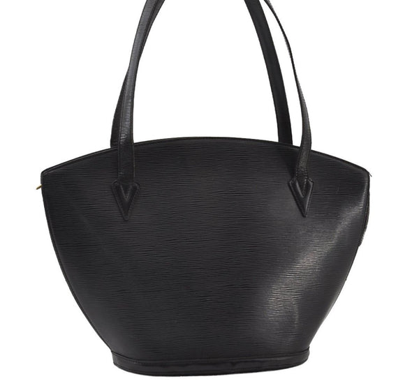 Auth Louis Vuitton Epi Saint Jacques Shopping Shoulder Bag Black M52262 LV 8727I