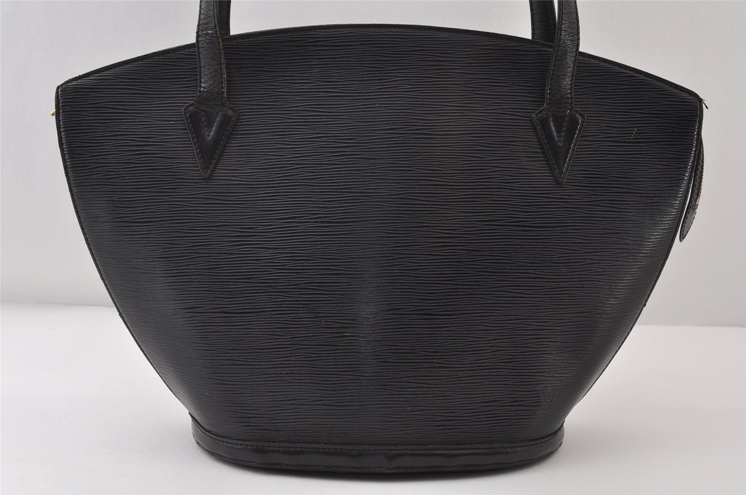 Auth Louis Vuitton Epi Saint Jacques Shopping Shoulder Bag Black M52262 LV 8727I