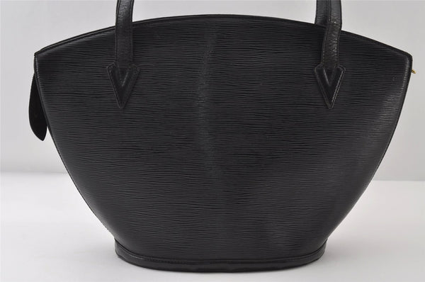 Auth Louis Vuitton Epi Saint Jacques Shopping Shoulder Bag Black M52262 LV 8727I