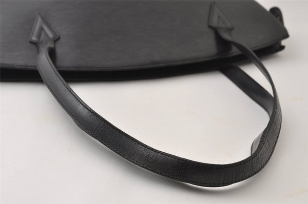 Auth Louis Vuitton Epi Saint Jacques Shopping Shoulder Bag Black M52262 LV 8727I