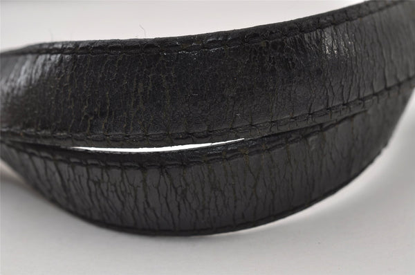 Auth Louis Vuitton Epi Saint Jacques Shopping Shoulder Bag Black M52262 LV 8727I