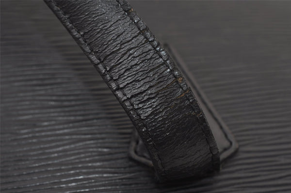 Auth Louis Vuitton Epi Saint Jacques Shopping Shoulder Bag Black M52262 LV 8727I