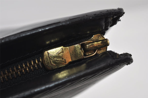 Auth Louis Vuitton Epi Saint Jacques Shopping Shoulder Bag Black M52262 LV 8727I