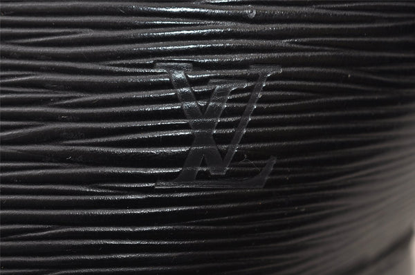 Auth Louis Vuitton Epi Saint Jacques Shopping Shoulder Bag Black M52262 LV 8727I