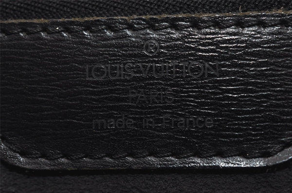 Auth Louis Vuitton Epi Saint Jacques Shopping Shoulder Bag Black M52262 LV 8727I