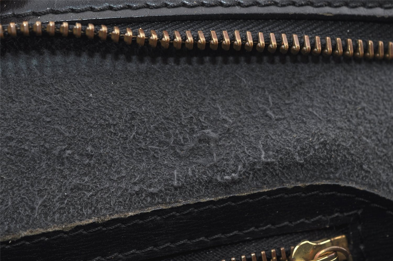 Auth Louis Vuitton Epi Saint Jacques Shopping Shoulder Bag Black M52262 LV 8727I