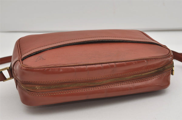 Authentic Louis Vuitton Epi Trocadero 27 Shoulder Cross Bag M52303 Brown 8728I