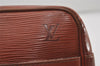 Authentic Louis Vuitton Epi Trocadero 27 Shoulder Cross Bag M52303 Brown 8728I