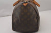 Authentic Louis Vuitton Monogram Speedy 35 Hand Boston Bag Old Model LV 8730I