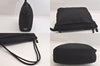 Authentic PRADA Vintage Nylon Shoulder Hand Bag Purse Black 8730M