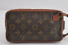 Auth Louis Vuitton Monogram Pochette Sport PM Clutch Hand Bag Old Model LV 8731I