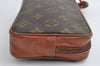 Auth Louis Vuitton Monogram Pochette Sport PM Clutch Hand Bag Old Model LV 8731I