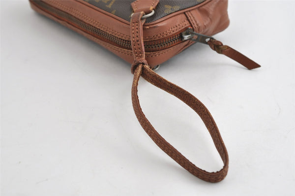 Auth Louis Vuitton Monogram Pochette Sport PM Clutch Hand Bag Old Model LV 8731I