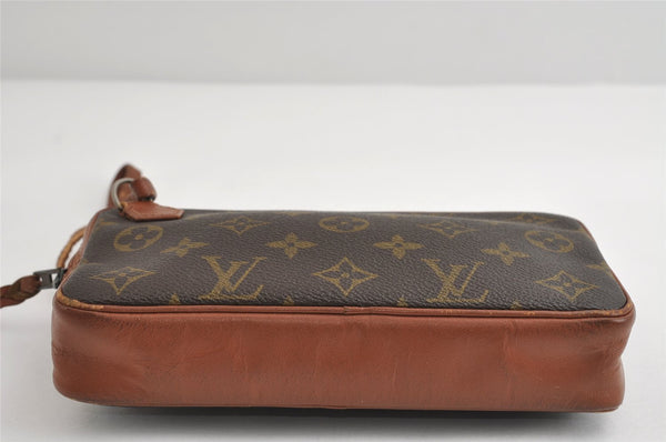 Auth Louis Vuitton Monogram Pochette Sport PM Clutch Hand Bag Old Model LV 8731I
