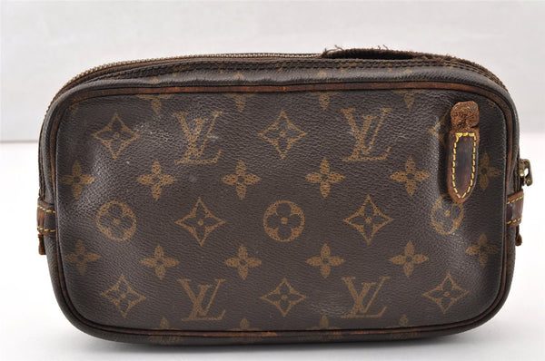 Auth Louis Vuitton Monogram Marly Bandouliere Shoulder Bag M51828 Junk 8732I