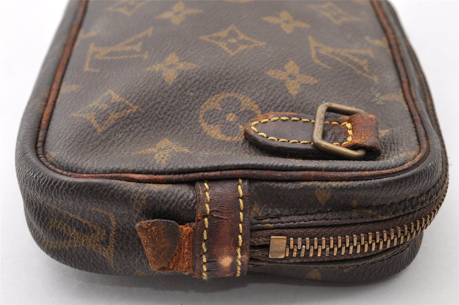 Auth Louis Vuitton Monogram Marly Bandouliere Shoulder Bag M51828 Junk 8732I