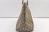 Authentic GUCCI Vintage Shoulder Tote Bag GG PVC Leather 114595 Brown 8732J