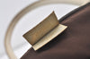 Authentic GUCCI Vintage Shoulder Tote Bag GG PVC Leather 114595 Brown 8732J