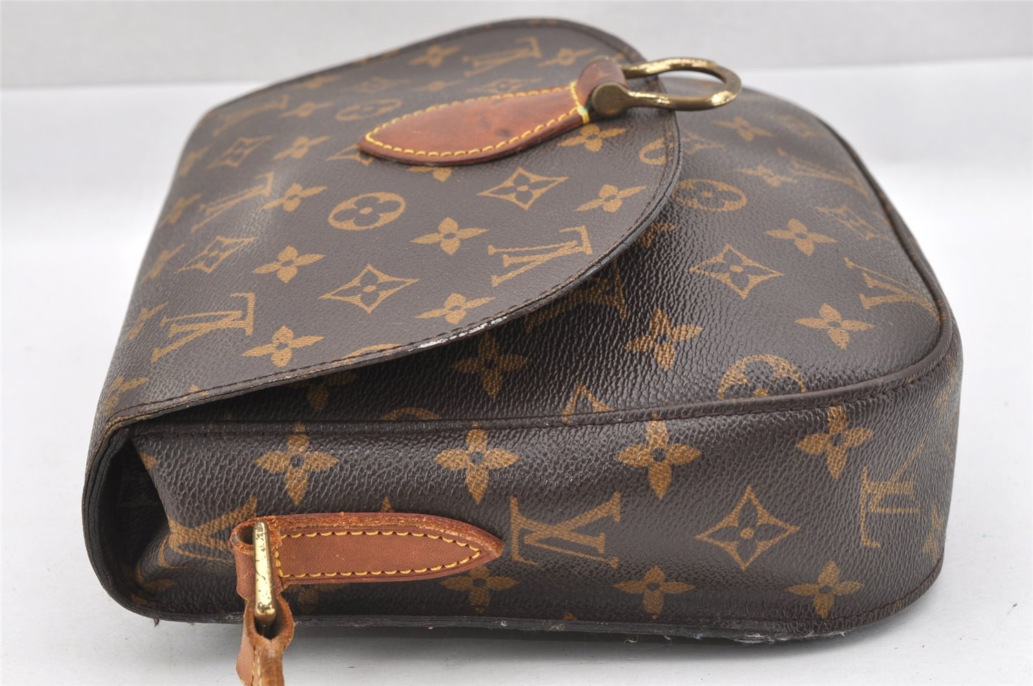 Authentic Louis Vuitton Monogram Saint Cloud GM M51242 Shoulder Bag Junk 8733I