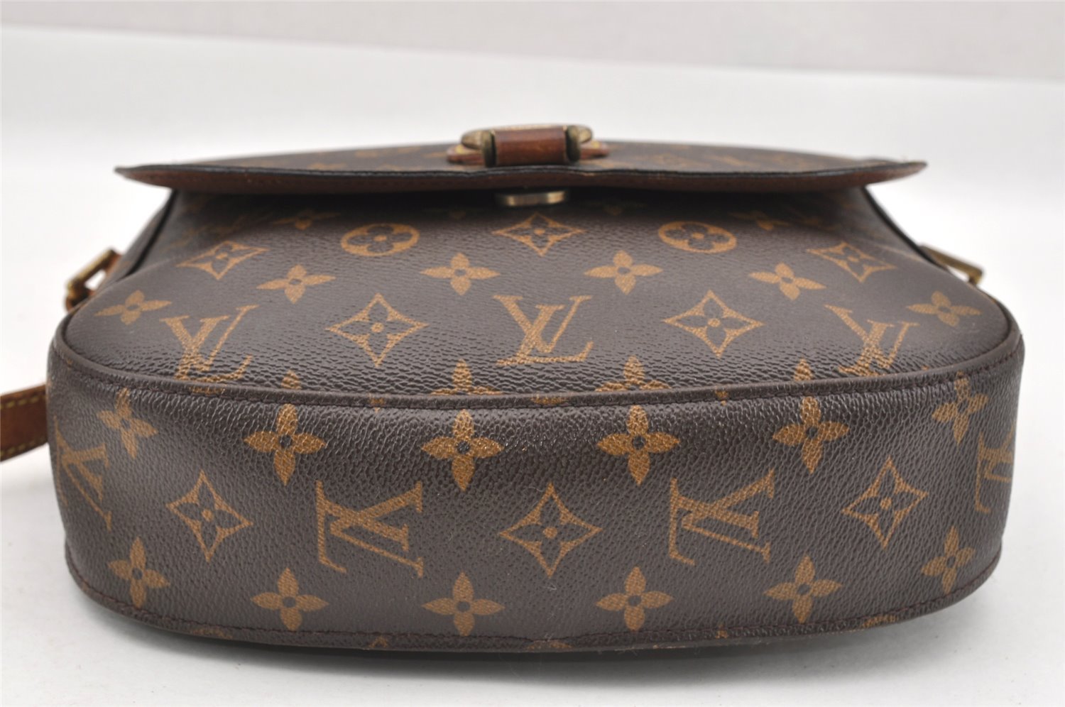 Authentic Louis Vuitton Monogram Saint Cloud GM M51242 Shoulder Bag Junk 8733I