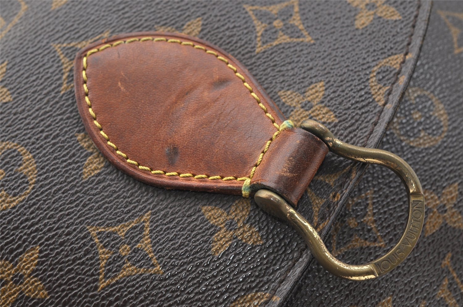 Authentic Louis Vuitton Monogram Saint Cloud GM M51242 Shoulder Bag Junk 8733I