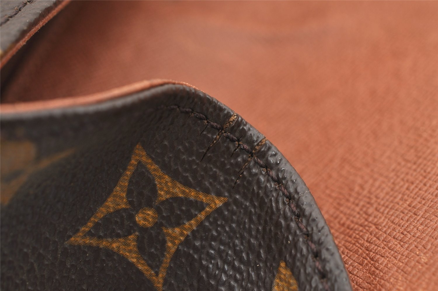 Authentic Louis Vuitton Monogram Saint Cloud GM M51242 Shoulder Bag Junk 8733I