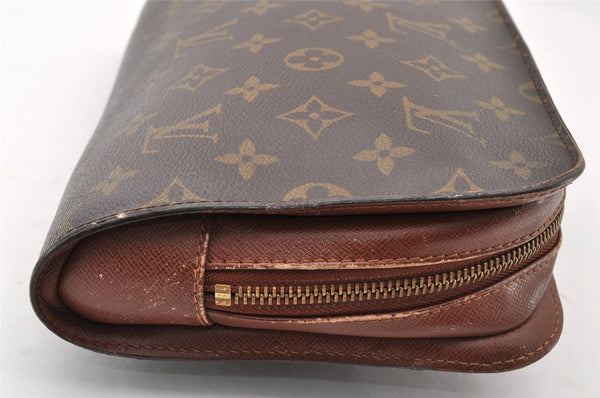 Authentic Louis Vuitton Monogram Orsay Clutch Hand Bag Purse M51790 LV 8734I