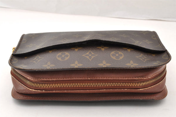 Authentic Louis Vuitton Monogram Orsay Clutch Hand Bag Purse M51790 LV 8734I