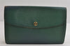 Authentic Louis Vuitton Epi Montaigne 27 Clutch Hand Bag Green M52654 Junk 8735I