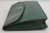 Authentic Louis Vuitton Epi Montaigne 27 Clutch Hand Bag Green M52654 Junk 8735I