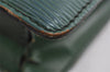 Authentic Louis Vuitton Epi Montaigne 27 Clutch Hand Bag Green M52654 Junk 8735I