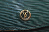 Authentic Louis Vuitton Epi Montaigne 27 Clutch Hand Bag Green M52654 Junk 8735I