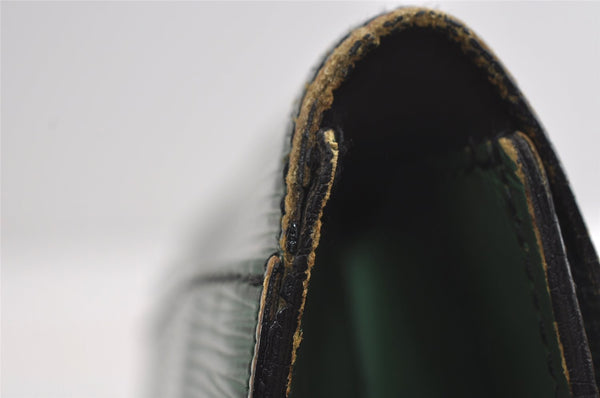 Authentic Louis Vuitton Epi Montaigne 27 Clutch Hand Bag Green M52654 Junk 8735I