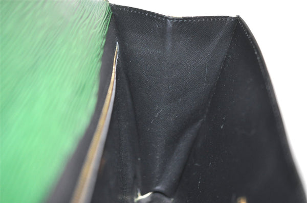 Authentic Louis Vuitton Epi Montaigne 27 Clutch Hand Bag Green M52654 Junk 8735I