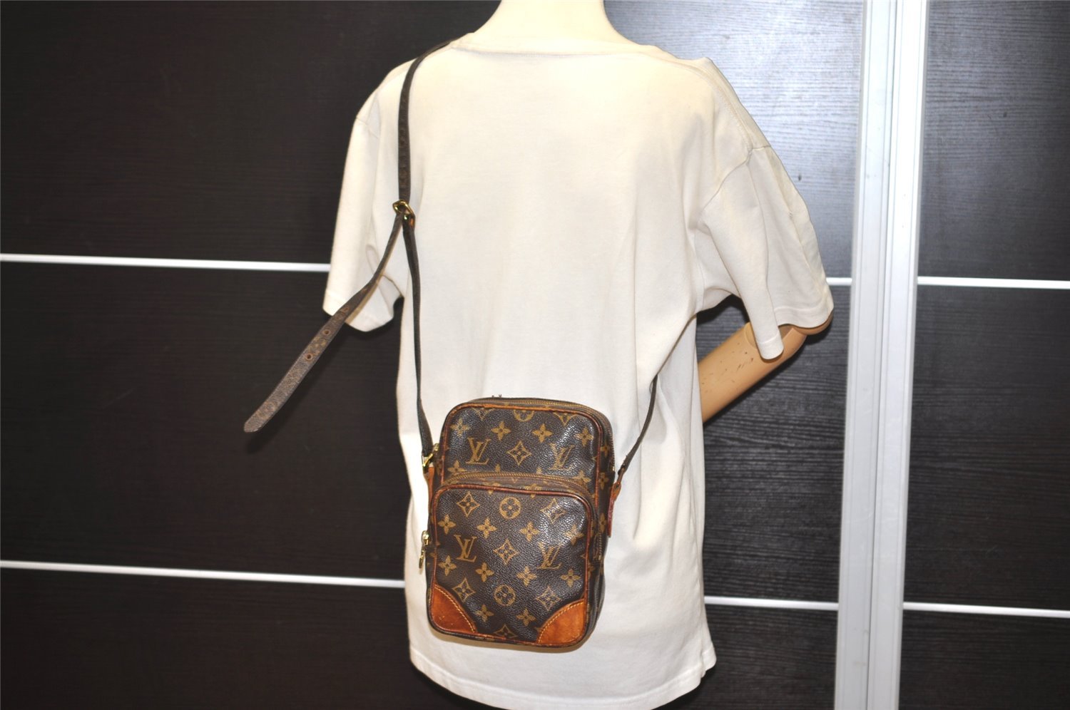 Authentic Louis Vuitton Monogram Amazone Shoulder Cross Body Bag M45236 LV 8736I