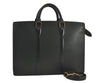 Auth Louis Vuitton Taiga Porte Documents Lozan 2Way Briefcase M30054 Green 8736M