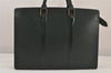 Auth Louis Vuitton Taiga Porte Documents Lozan 2Way Briefcase M30054 Green 8736M