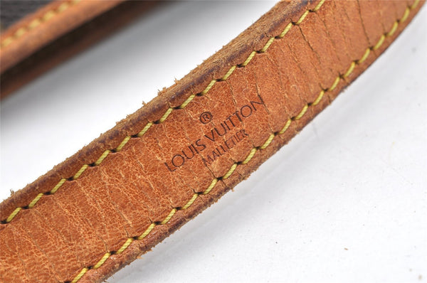 Authentic Louis Vuitton Monogram Noe Shoulder Drawstring Bag M42224 LV 8738I