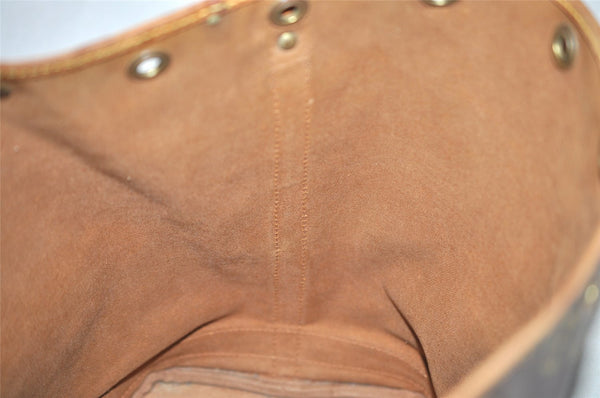 Authentic Louis Vuitton Monogram Noe Shoulder Drawstring Bag M42224 LV 8738I