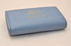 Authentic GUCCI Swing 6 Hooks Key Case Purse Leather 354499 Light Blue 8739J