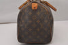 Authentic Louis Vuitton Monogram Speedy 30 Hand Boston Bag M41526 LV 8743I