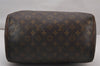 Authentic Louis Vuitton Monogram Speedy 30 Hand Boston Bag M41526 LV 8743I