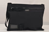 Authentic GUCCI Vintage Shoulder Cross Bag Nylon Leather 0190331 Black 8743M