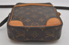 Authentic Louis Vuitton Monogram Danube Shoulder Cross Bag M45266 Junk 8744I
