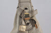 Auth GUCCI Guccissima Princy Ribbon GG Leather Shoulder Bag 162882 White 8744J