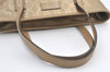 Authentic GUCCI GG Imprime Shoulder Tote Bag GG PVC Leather 211138 Gold 8745J