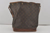 Authentic Louis Vuitton Monogram Noe Shoulder Drawstring Bag M42224 LV 8747I