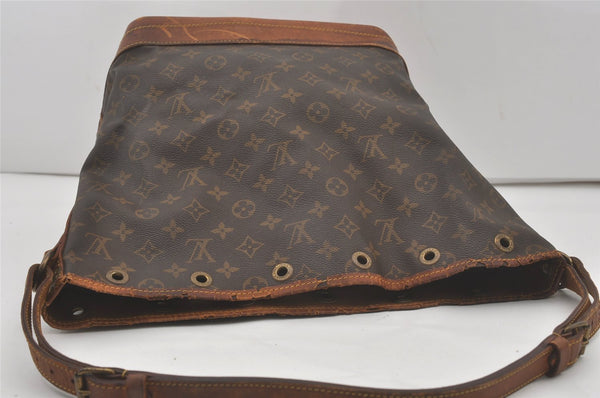 Authentic Louis Vuitton Monogram Noe Shoulder Drawstring Bag M42224 LV 8747I